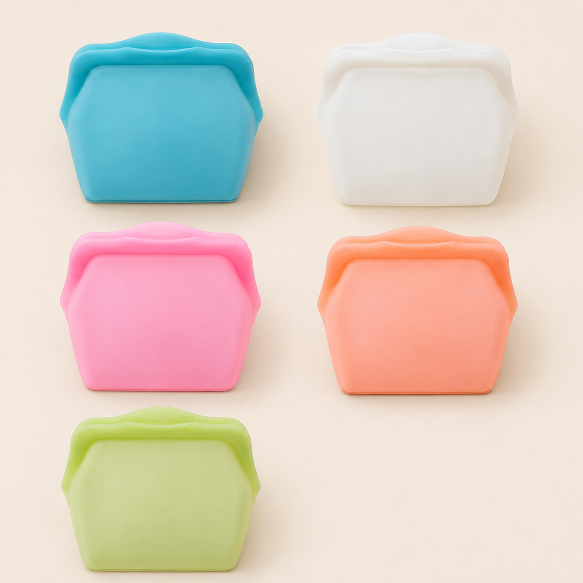 Billhol® Stand-Up Food-Grade Silicone Storage Bag, 4-Cup