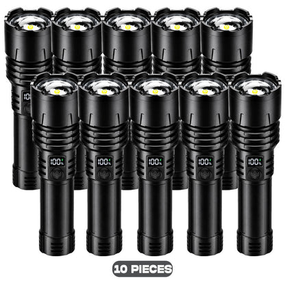 🎁 2026 Billhol® Super Bright Ultimate Tactical Survival Flashlight · 2M+ SOLD · 80X Brightness ·120H RUN TIME · Military COB LED Tech