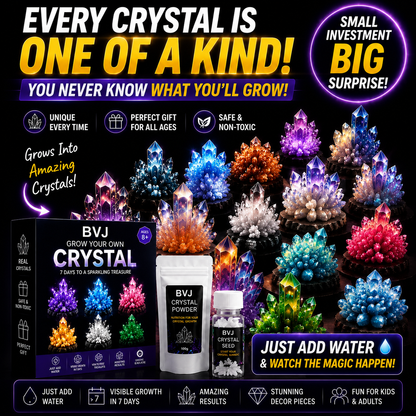 BVJ® Luxury Crystal Atelier – Premium Crystal Growth Powder