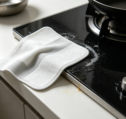 🧽 Dual Sided Microfiber Cleaning Cloths, 4 Pastel Color Options