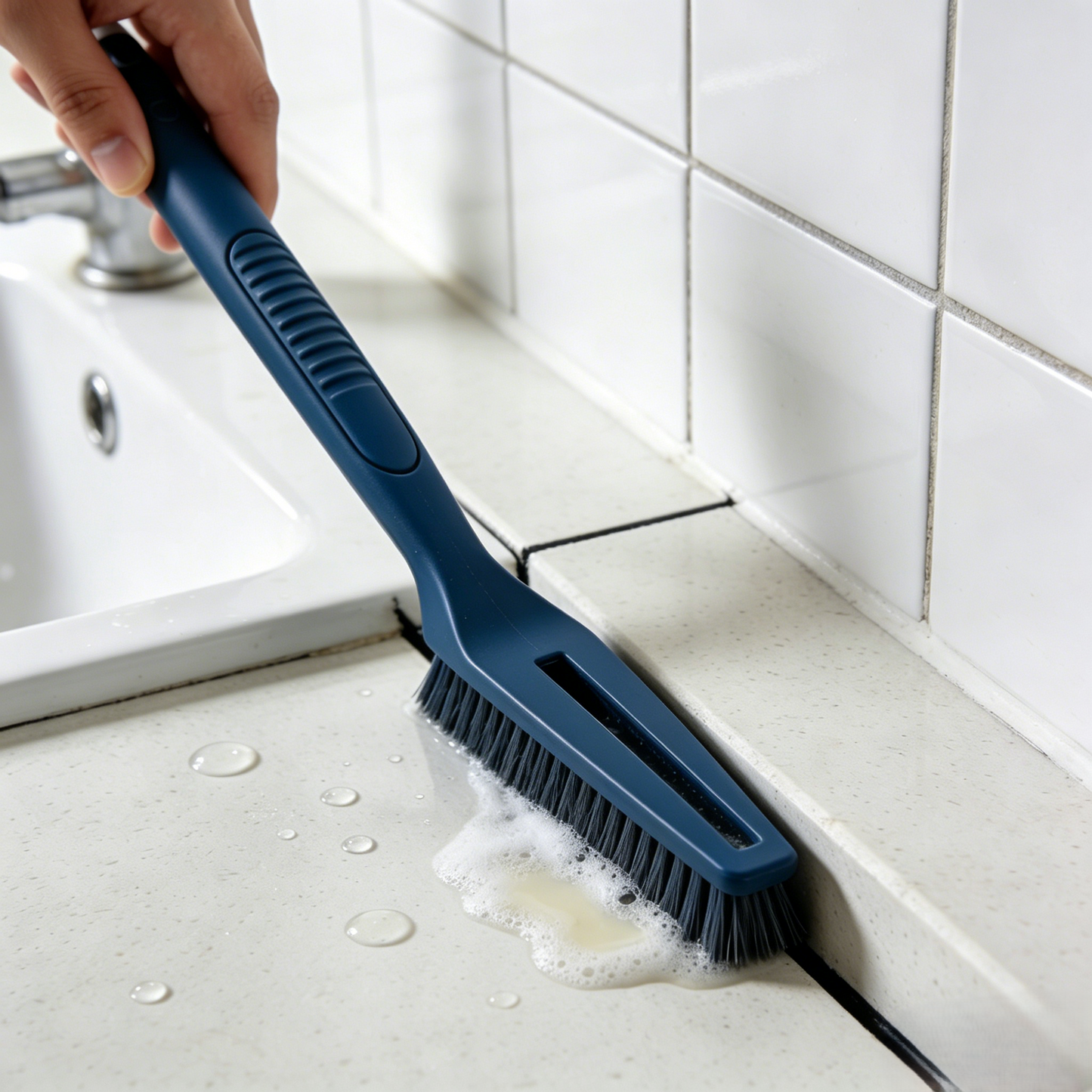 🧹 Hard Bristle Detail Scrub Brush