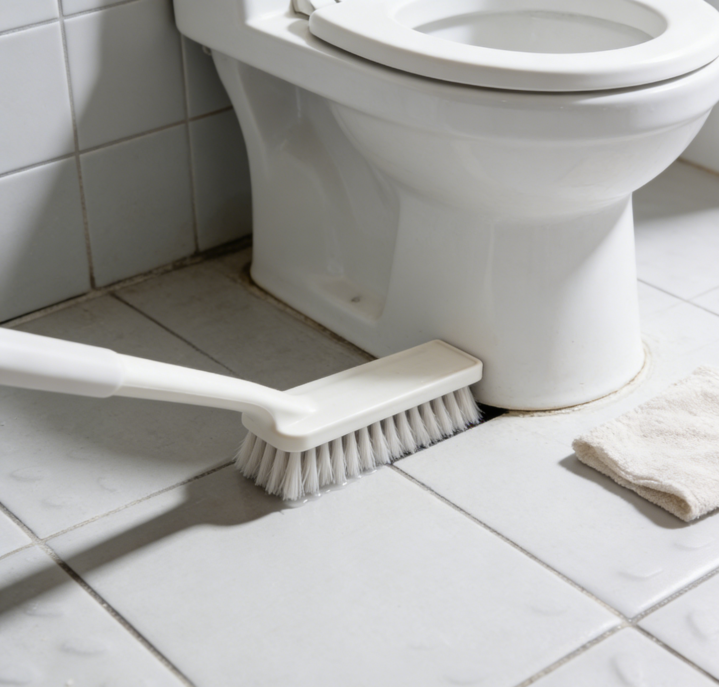 🛁 Long Handle Tile Grout Cleaning Brush