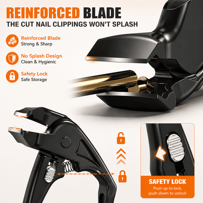 BVJ® Strong Black Nail Clipper