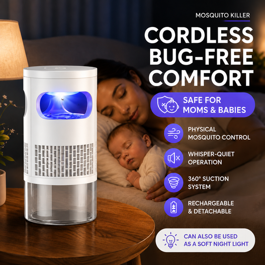 🦟 49% OFF! BVJ® UV Mosquito Killer Lamp – quiet, USB, chemical-free. 50K+ sold! 🔇🌙
