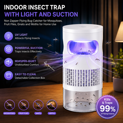 🦟 49% OFF! BVJ® UV Mosquito Killer Lamp – quiet, USB, chemical-free. 50K+ sold! 🔇🌙