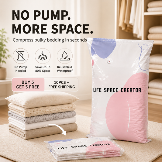 SVOZK® 📦 Large-Capacity Vacuum Bags – No Pump Needed! 💕