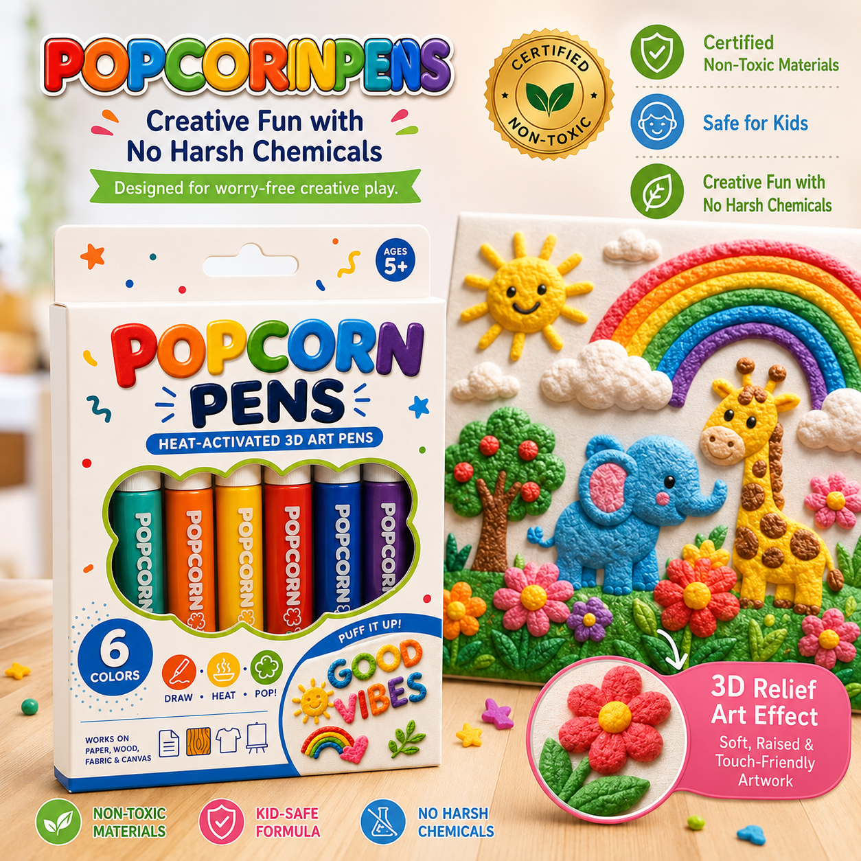 Save 50% by ordering today丨IEY® 3D Relief Art Pen – Turn Flat Drawings Into Touchable 3D Art🪄