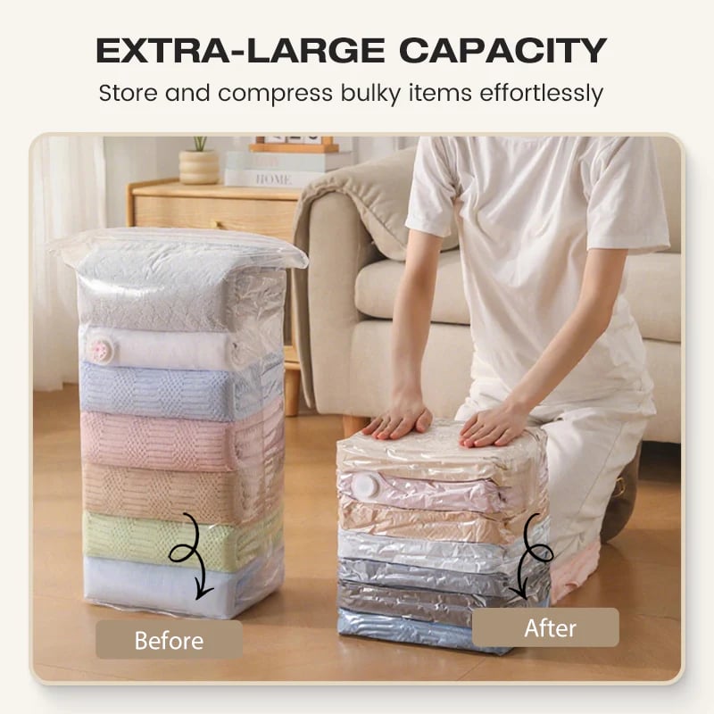 SVOZK® Large-Capacity Vacuum Bags – No Pump Needed! 💕