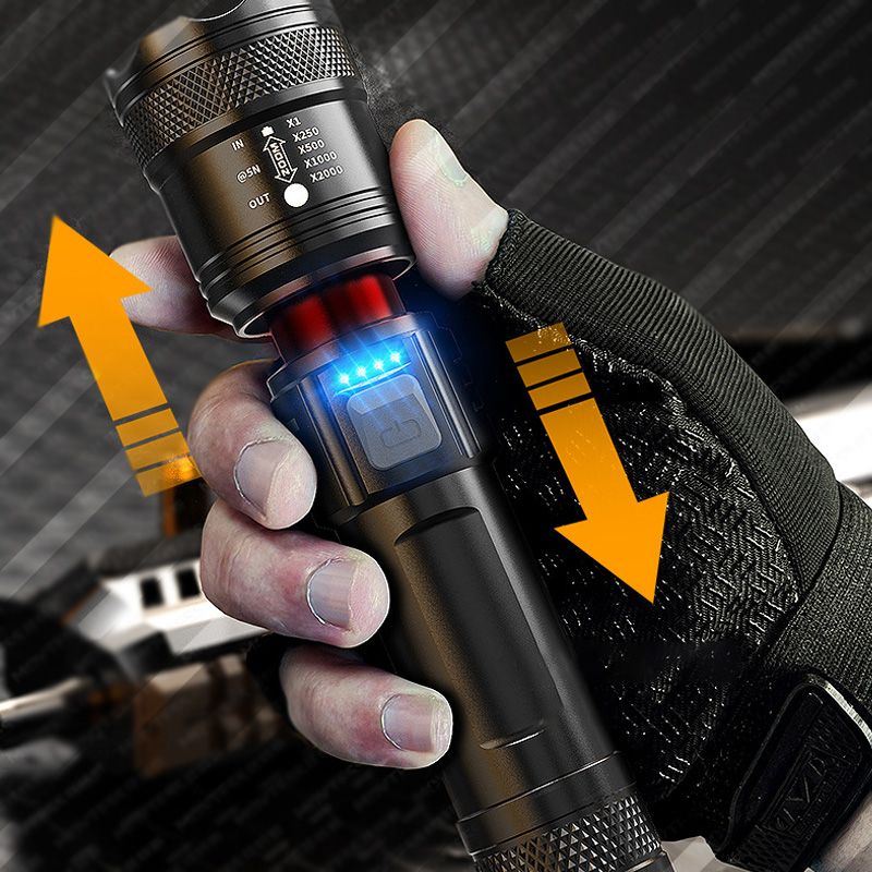 🔦Billhol® Super Strong Light Zoomable Flashlight