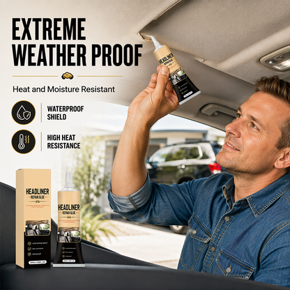 🎉49K+ Sold 🚗 BVJ®  Waterproof Car Headliner Repair Glue, High Strength Adhesive for Sagging Car Ceiling & Interior